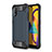Funda Bumper Silicona y Plastico Mate Carcasa WL1 para Samsung Galaxy M01 Azul Real