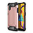 Funda Bumper Silicona y Plastico Mate Carcasa WL1 para Samsung Galaxy M01 Oro Rosa