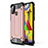 Funda Bumper Silicona y Plastico Mate Carcasa WL1 para Samsung Galaxy M21s Oro Rosa