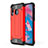 Funda Bumper Silicona y Plastico Mate Carcasa WL1 para Samsung Galaxy M30 Rojo