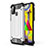 Funda Bumper Silicona y Plastico Mate Carcasa WL1 para Samsung Galaxy M31 Prime Edition Plata