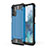 Funda Bumper Silicona y Plastico Mate Carcasa WL1 para Samsung Galaxy M32 5G Azul