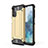 Funda Bumper Silicona y Plastico Mate Carcasa WL1 para Samsung Galaxy M32 5G Oro