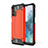 Funda Bumper Silicona y Plastico Mate Carcasa WL1 para Samsung Galaxy M32 5G Rojo