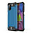 Funda Bumper Silicona y Plastico Mate Carcasa WL1 para Samsung Galaxy M51 Azul