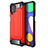 Funda Bumper Silicona y Plastico Mate Carcasa WL1 para Samsung Galaxy M62 4G Rojo