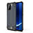 Funda Bumper Silicona y Plastico Mate Carcasa WL1 para Samsung Galaxy M80S Azul Real