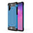 Funda Bumper Silicona y Plastico Mate Carcasa WL1 para Samsung Galaxy Note 10 Plus 5G Azul