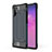 Funda Bumper Silicona y Plastico Mate Carcasa WL1 para Samsung Galaxy Note 10 Plus 5G Azul Real