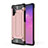 Funda Bumper Silicona y Plastico Mate Carcasa WL1 para Samsung Galaxy Note 10 Plus 5G Oro Rosa