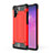 Funda Bumper Silicona y Plastico Mate Carcasa WL1 para Samsung Galaxy Note 10 Plus 5G Rojo