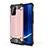 Funda Bumper Silicona y Plastico Mate Carcasa WL1 para Samsung Galaxy S10 Lite Oro Rosa