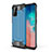 Funda Bumper Silicona y Plastico Mate Carcasa WL1 para Samsung Galaxy S20 Plus 5G Azul