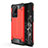 Funda Bumper Silicona y Plastico Mate Carcasa WL1 para Samsung Galaxy S20 Ultra 5G Rojo