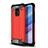 Funda Bumper Silicona y Plastico Mate Carcasa WL1 para Xiaomi Redmi 10X Pro 5G Rojo