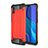 Funda Bumper Silicona y Plastico Mate Carcasa WL1 para Xiaomi Redmi 9AT Rojo