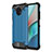 Funda Bumper Silicona y Plastico Mate Carcasa WL1 para Xiaomi Redmi Note 9T 5G Azul