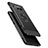 Funda Bumper Silicona y Plastico Mate con Anillo de dedo Soporte A01 para Samsung Galaxy Note 8 Negro