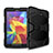 Funda Bumper Silicona y Plastico Mate con Soporte para Samsung Galaxy Tab A6 10.1 SM-T580 SM-T585 Negro
