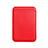 Funda de Cuero Cartera con Mag-Safe Magnetic para Apple iPhone 12 Pro Max Rojo