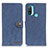 Funda de Cuero Cartera con Soporte Carcasa A01D para Motorola Moto E30 Azul