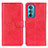 Funda de Cuero Cartera con Soporte Carcasa A02D para Motorola Moto Edge 30 5G Rojo