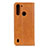 Funda de Cuero Cartera con Soporte Carcasa A02D para Motorola Moto One Fusion Marron Claro