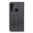 Funda de Cuero Cartera con Soporte Carcasa A02D para Motorola Moto One Fusion Plus Negro