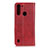 Funda de Cuero Cartera con Soporte Carcasa A02D para Motorola Moto One Fusion Rojo