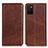 Funda de Cuero Cartera con Soporte Carcasa A02D para Samsung Galaxy M02s Marron