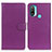 Funda de Cuero Cartera con Soporte Carcasa A03D para Motorola Moto E20 Morado