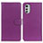 Funda de Cuero Cartera con Soporte Carcasa A03D para Motorola Moto E32 Morado