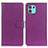 Funda de Cuero Cartera con Soporte Carcasa A03D para Motorola Moto Edge 20 Lite 5G Morado