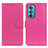 Funda de Cuero Cartera con Soporte Carcasa A03D para Motorola Moto Edge 30 5G Rosa Roja