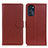 Funda de Cuero Cartera con Soporte Carcasa A03D para Motorola Moto G 5G (2022) Marron