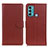 Funda de Cuero Cartera con Soporte Carcasa A03D para Motorola Moto G40 Fusion Marron