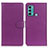 Funda de Cuero Cartera con Soporte Carcasa A03D para Motorola Moto G40 Fusion Morado