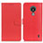Funda de Cuero Cartera con Soporte Carcasa A03D para Nokia C21 Rojo