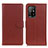 Funda de Cuero Cartera con Soporte Carcasa A03D para Oppo A94 5G Marron