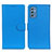 Funda de Cuero Cartera con Soporte Carcasa A03D para Samsung Galaxy M52 5G Azul Cielo