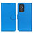 Funda de Cuero Cartera con Soporte Carcasa A03D para Samsung Galaxy Quantum2 5G Azul Cielo
