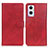 Funda de Cuero Cartera con Soporte Carcasa A04D para Oppo Reno7 Z 5G Rojo