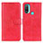 Funda de Cuero Cartera con Soporte Carcasa A05D para Motorola Moto E30 Rojo