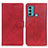 Funda de Cuero Cartera con Soporte Carcasa A05D para Motorola Moto G40 Fusion Rojo