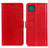 Funda de Cuero Cartera con Soporte Carcasa A06D para Samsung Galaxy A22 5G Rojo