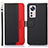 Funda de Cuero Cartera con Soporte Carcasa A06D para Xiaomi Mi 12 Pro 5G Rojo y Negro