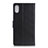 Funda de Cuero Cartera con Soporte Carcasa A08D para Samsung Galaxy A01 Core Negro