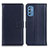 Funda de Cuero Cartera con Soporte Carcasa A08D para Samsung Galaxy M52 5G Azul