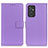 Funda de Cuero Cartera con Soporte Carcasa A08D para Samsung Galaxy Quantum2 5G Morado