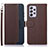 Funda de Cuero Cartera con Soporte Carcasa A09D para Samsung Galaxy A73 5G Marron